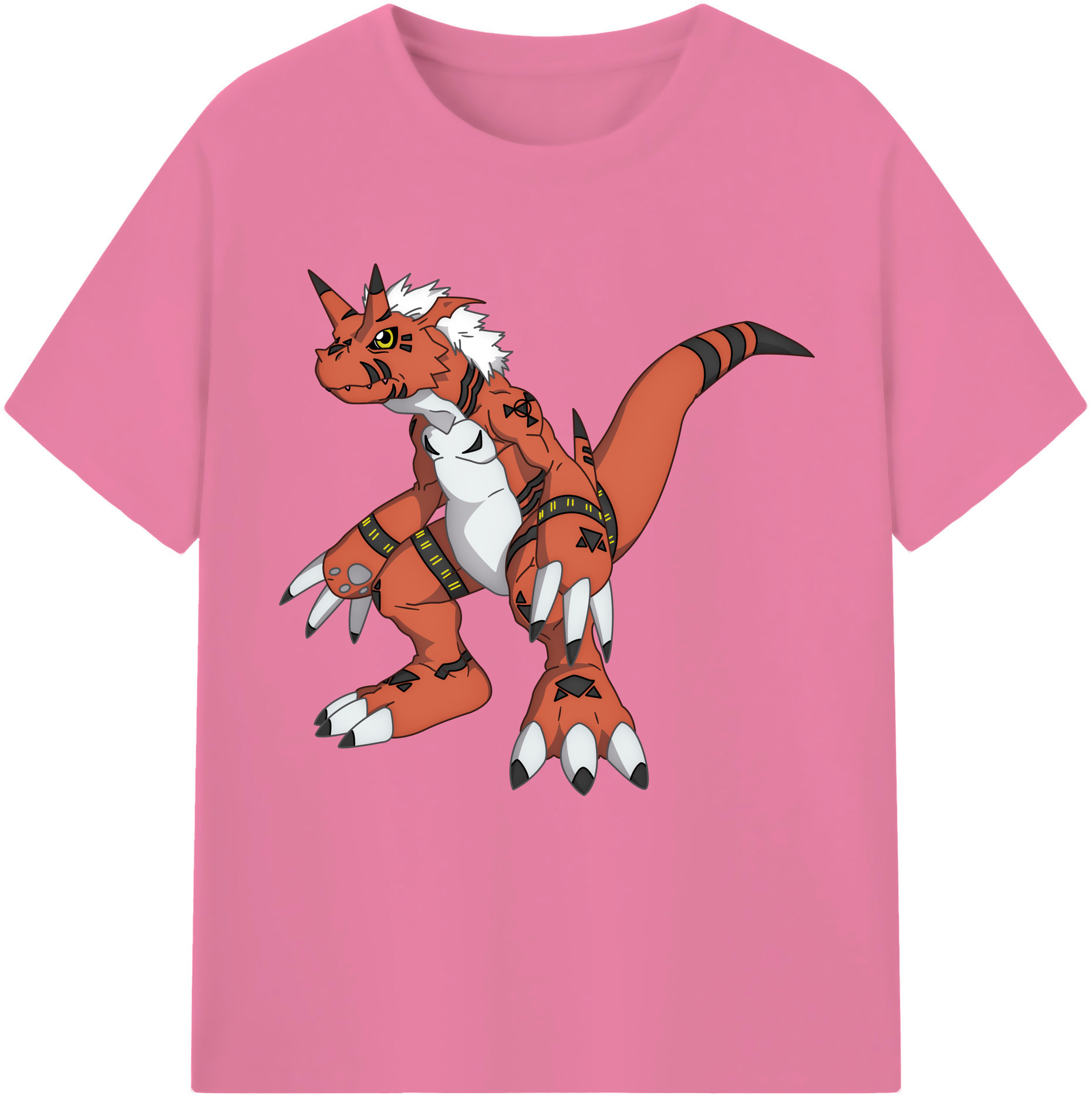 （画像用） Digimon デジタルモンスター/デジモン 綿100％半袖Tシャツ（フロントプリント）